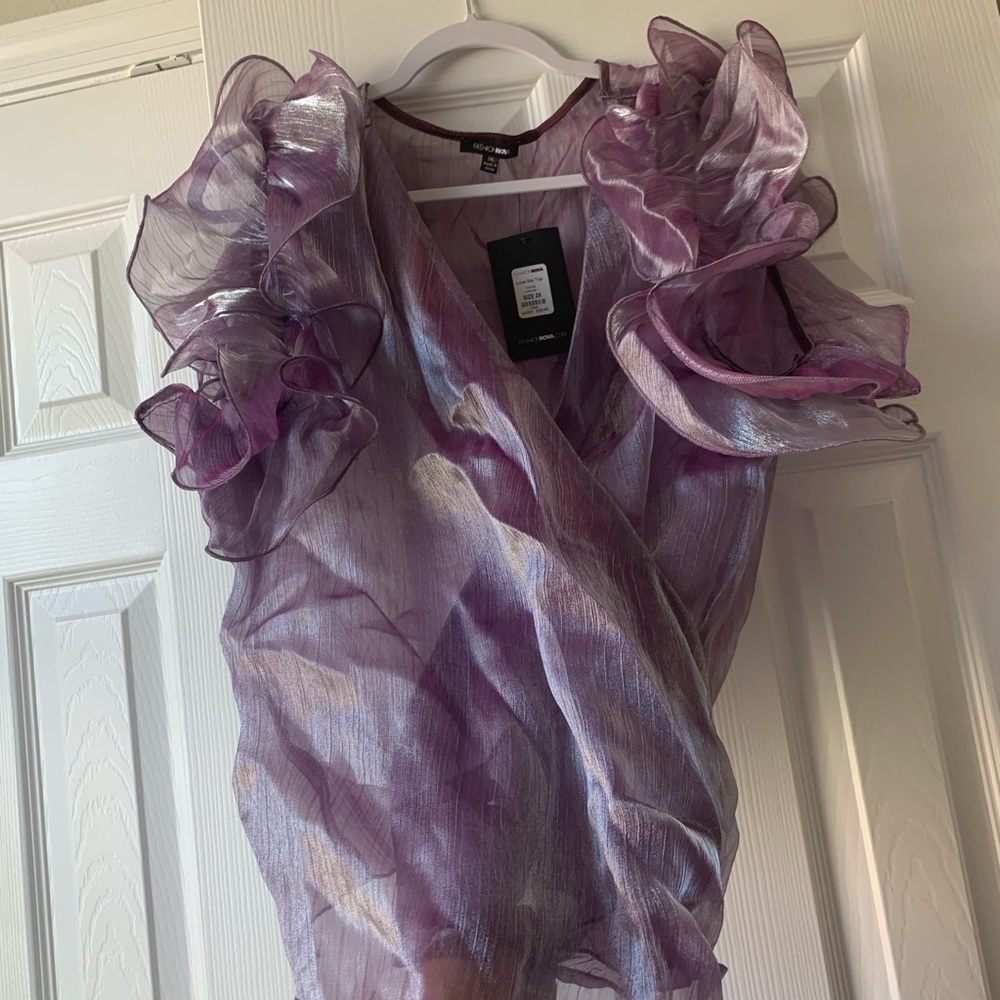 Fashion Nova Wrap Top *NWT*